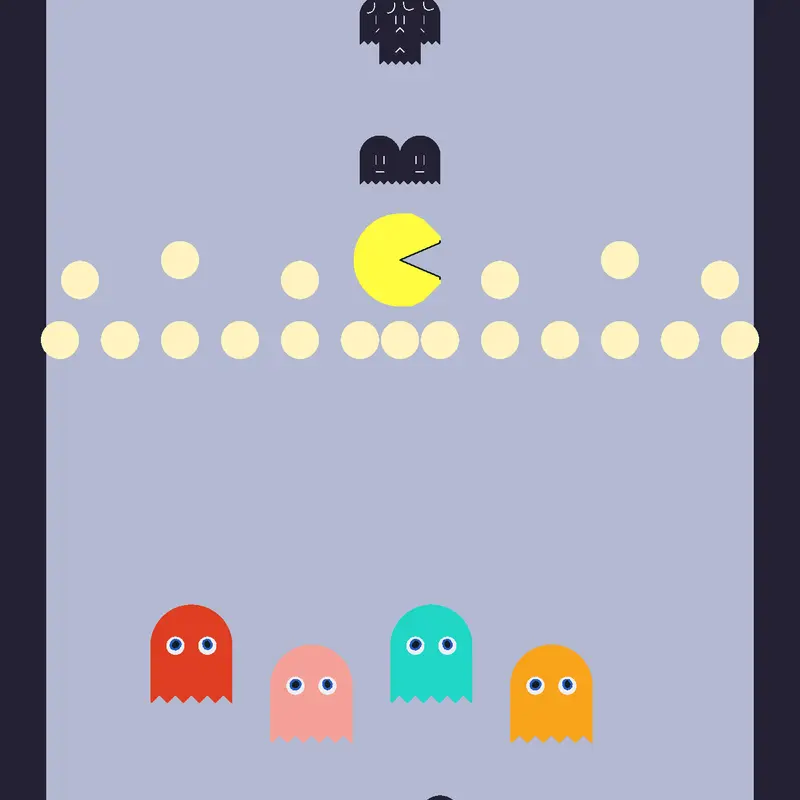 Free pacman blueprint by @Reddy_cube