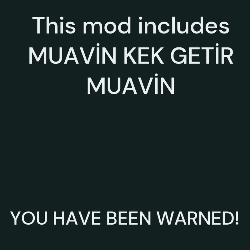 MUAVİN KEK GETİR MUAVİN Baldi mod by @TRMete