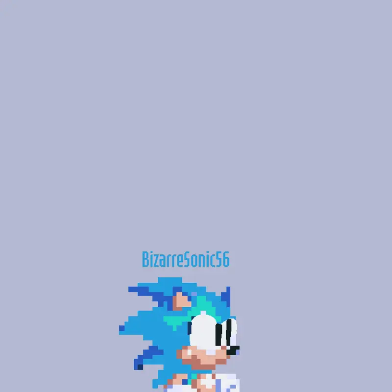 new oc bizarre sonic by @KupurTheCat