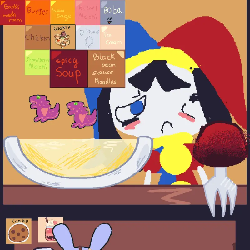 Pomni eat by @secret_surgent