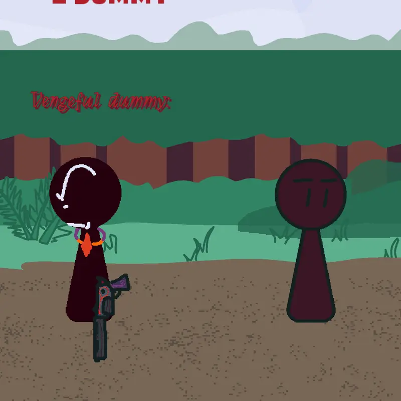 Brown dude and vengeful dummy by @TheFinalStand