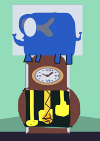 hickory dickory dock blue elephant