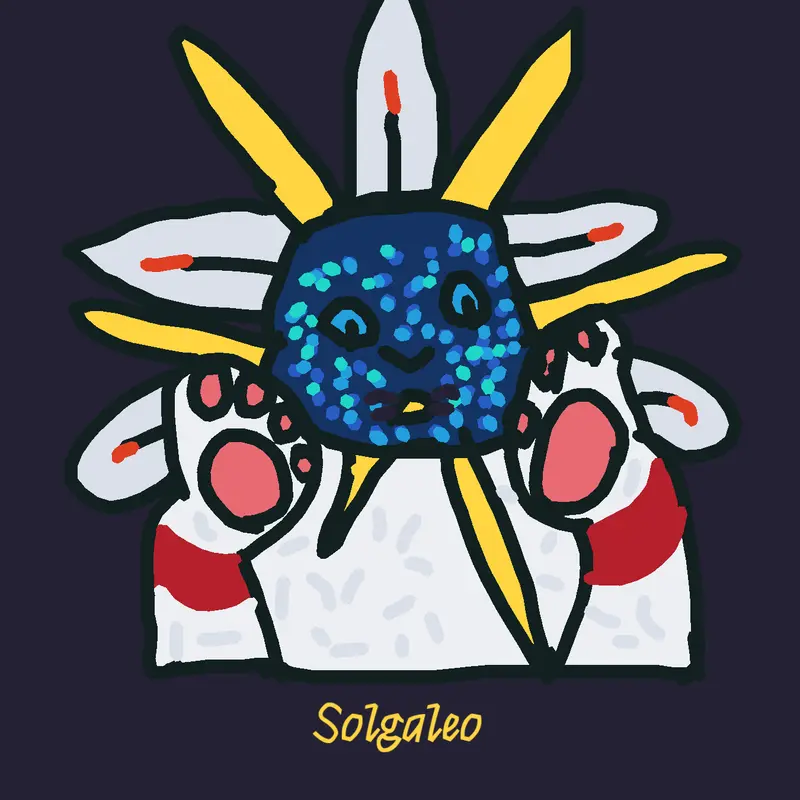 Solgaleo drawing by @Mac-n-cheeze