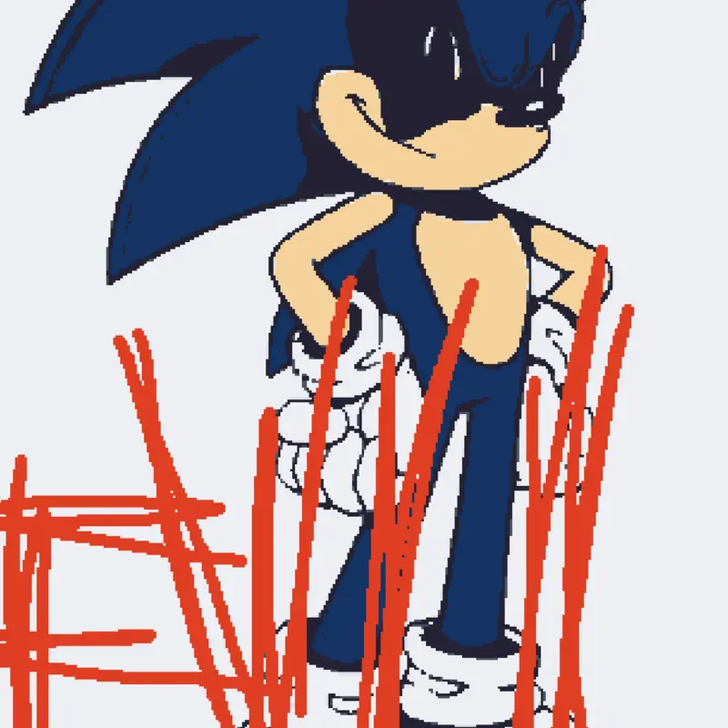 Sonic by @bluu_malandro