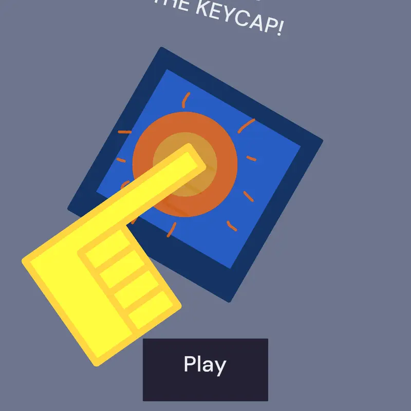 Keycap clicker by @earth-official