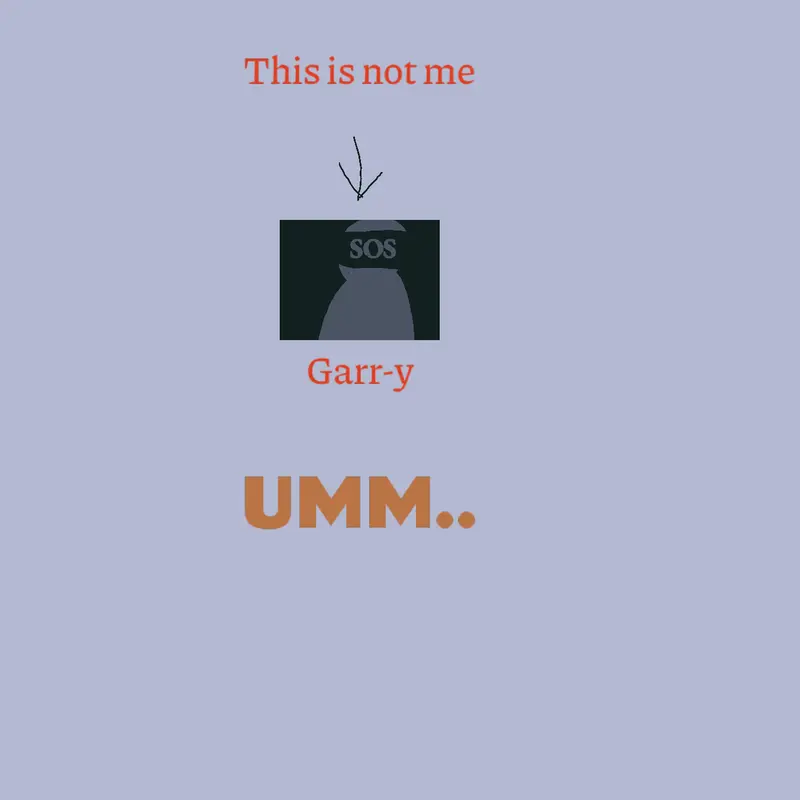 This is not me okay by @therealGARRY