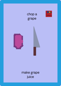 chop a grape