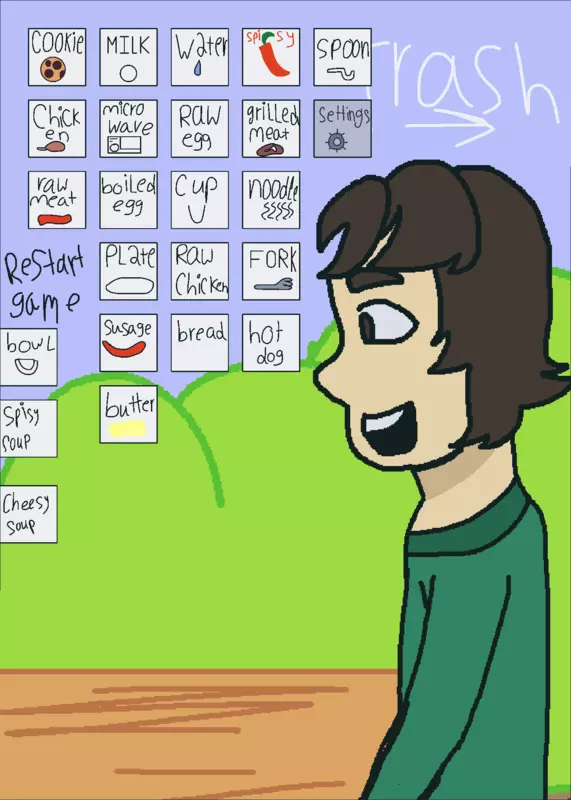 Eating food and every thing by @sonopono