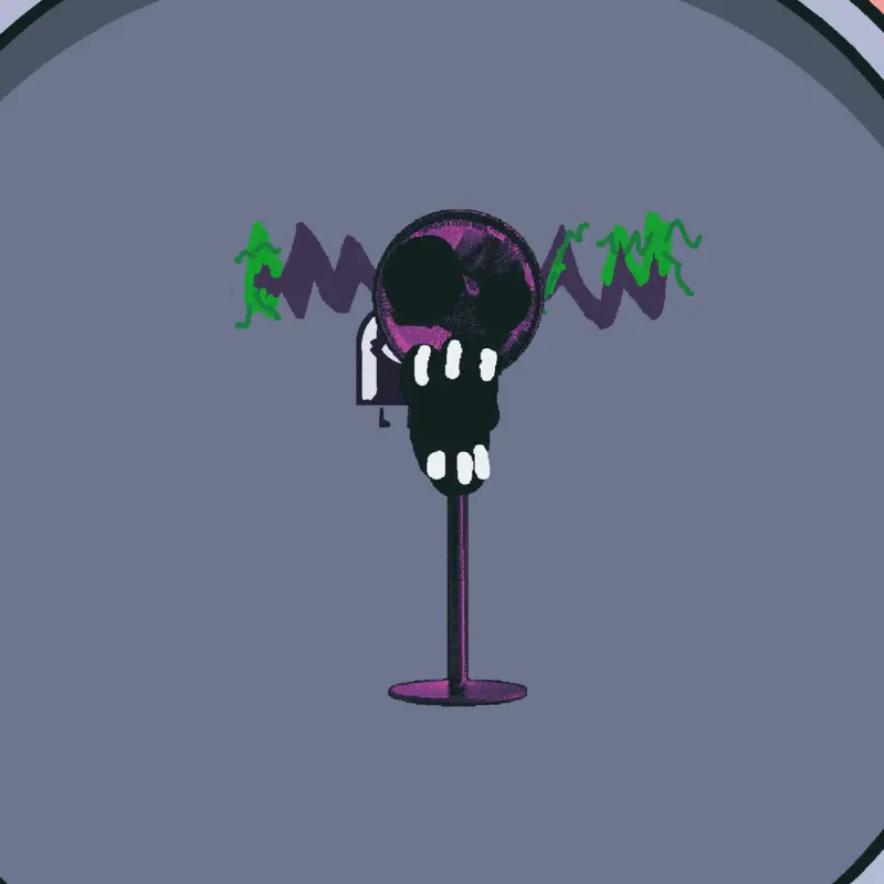 Voidbound golden fan by @9282992717