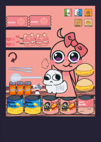 You eat with me:)