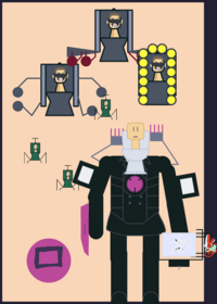 toilet TV man