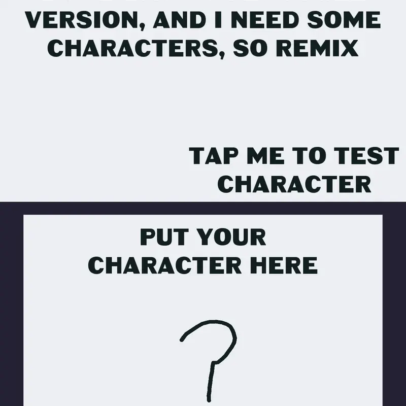 I need help making character by @Thomas0708