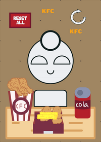 Delicious food of kfc