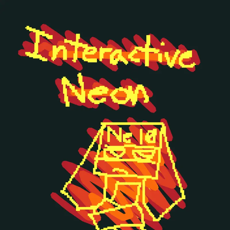 neon periodic table by @NupTun3
