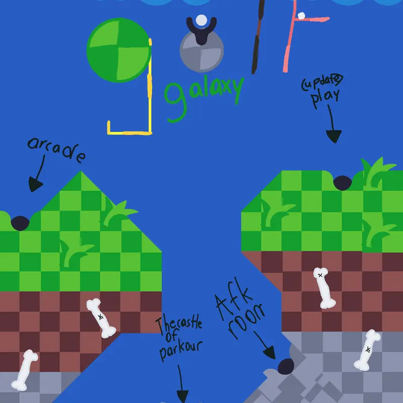 Golf galaxy by @chickyeyeball