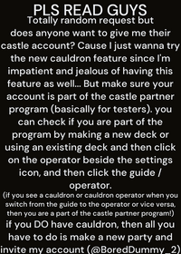 I'm begging for cauldron :/