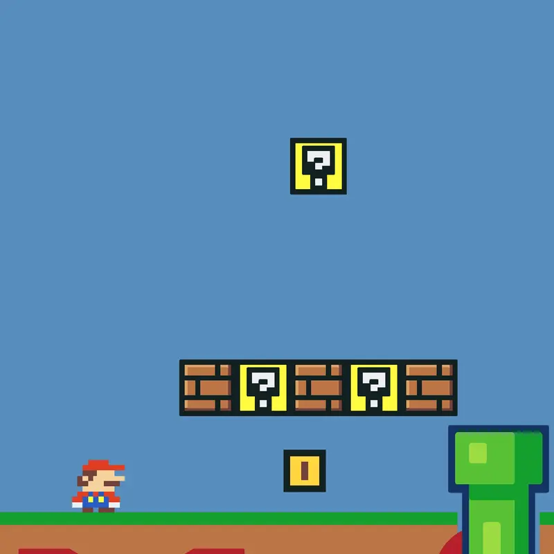 Super Mario bros by @vibri_and_bomberman