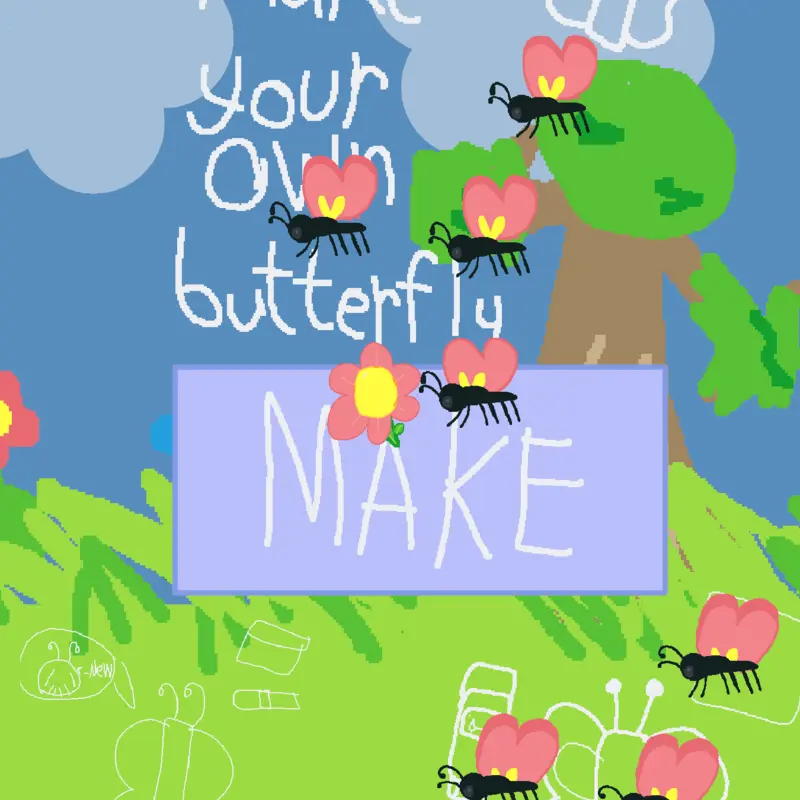 PAPER BUTTERFLY by @ddawnmistttheartist