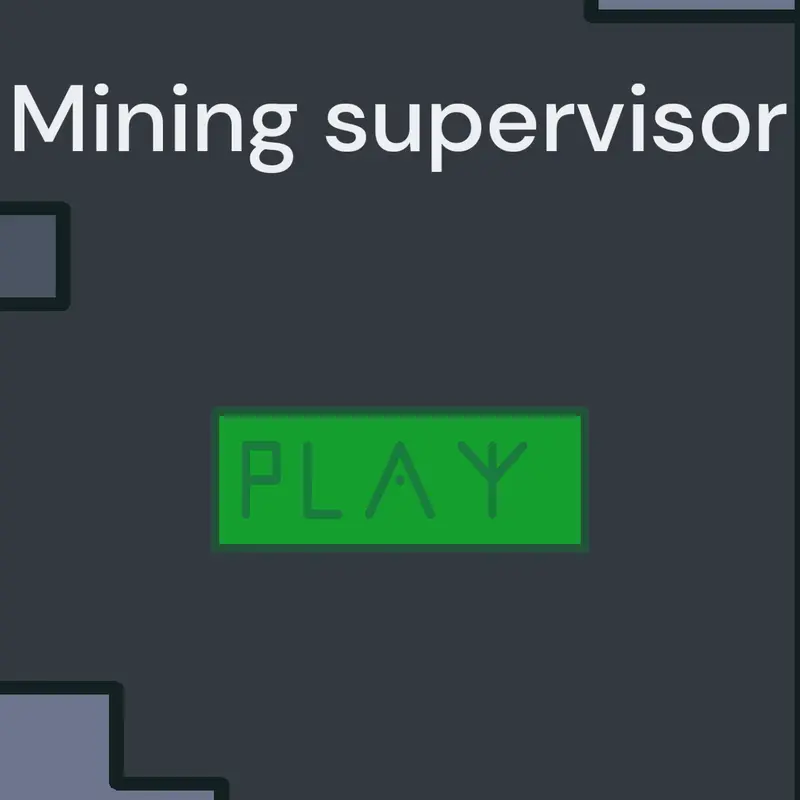 Mining supervisor by @Alihusssam