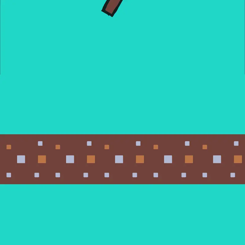 Falling pickaxe by @zCoolTralem