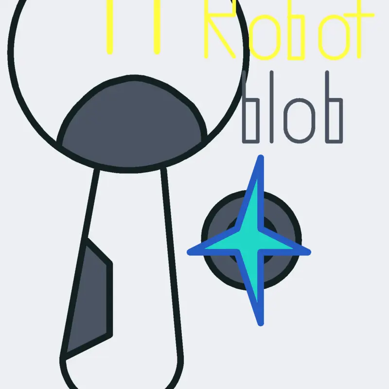 Robot blob by @partnerhimself