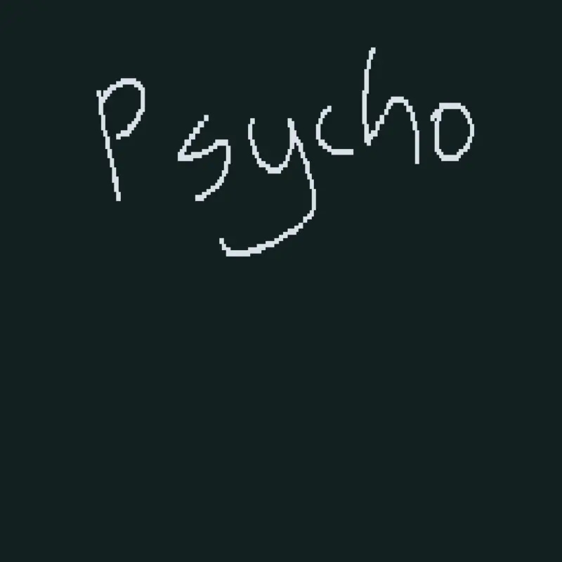 Psycho Teddy by @doodlehuman