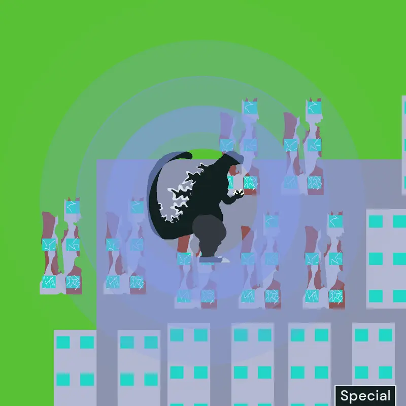 godzilla rp (roleplay alone) wip by @hacklord_jF