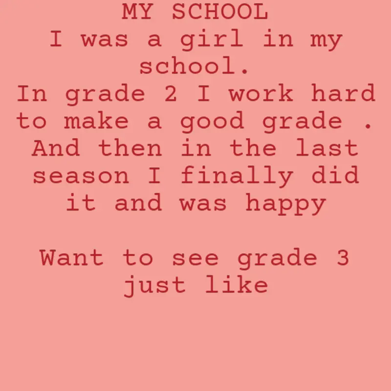 My story of my school by @JasperCamay