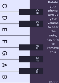 Piano Simple game