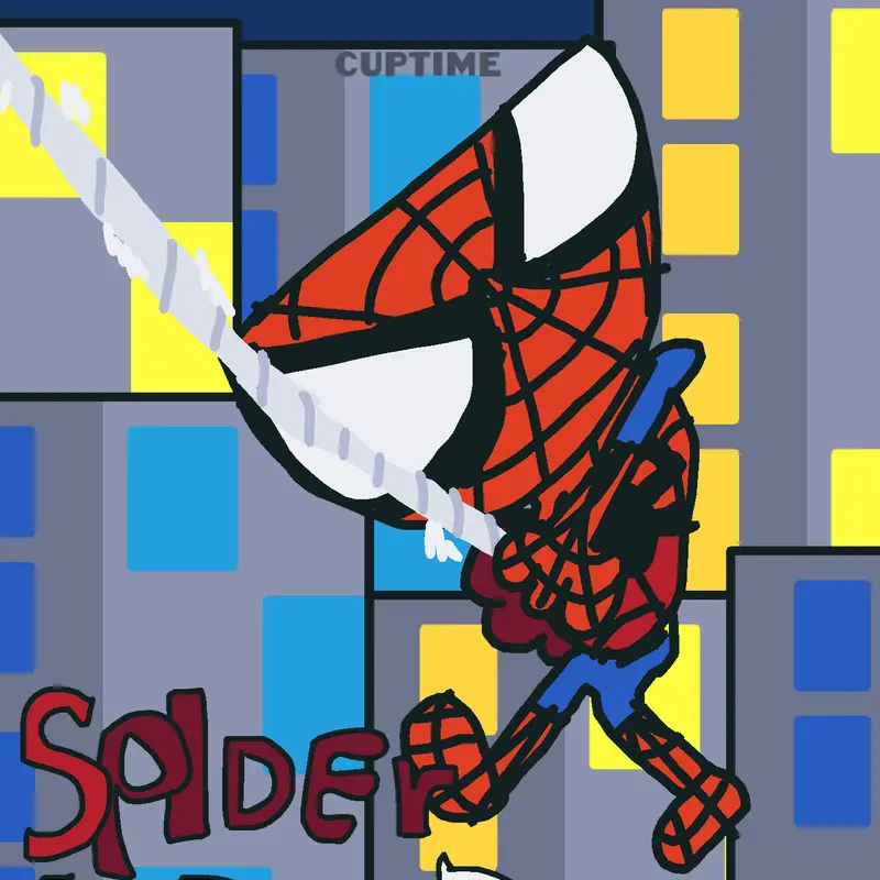 Spider head art by @CUPTIME