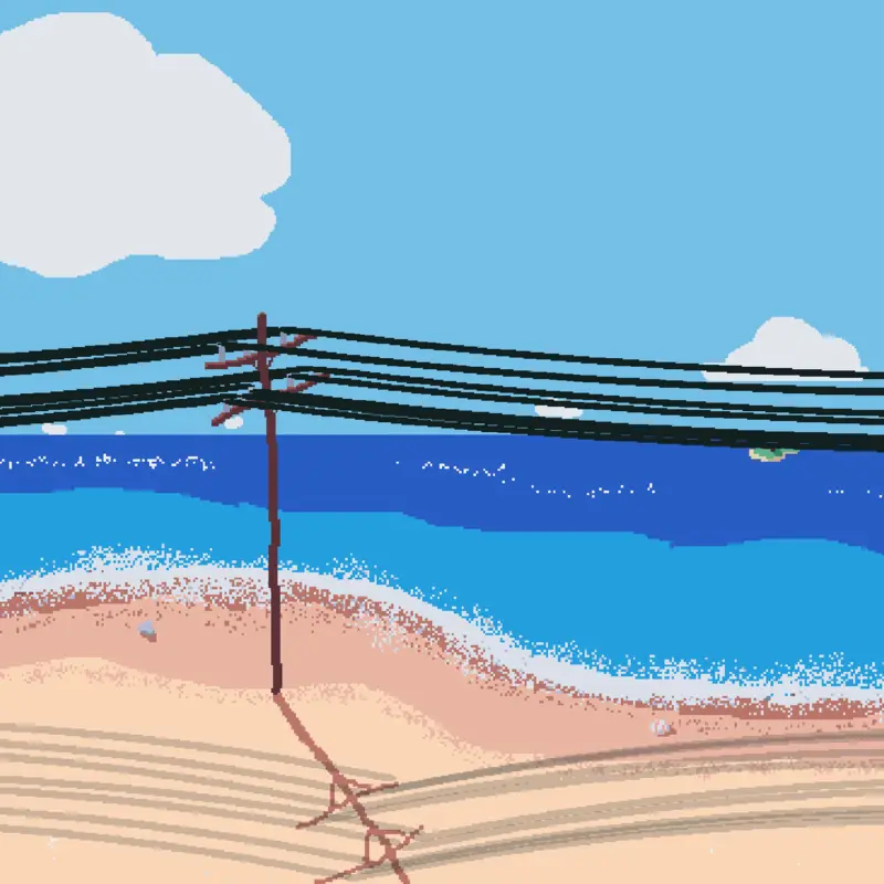 beach by @ScreenSavers