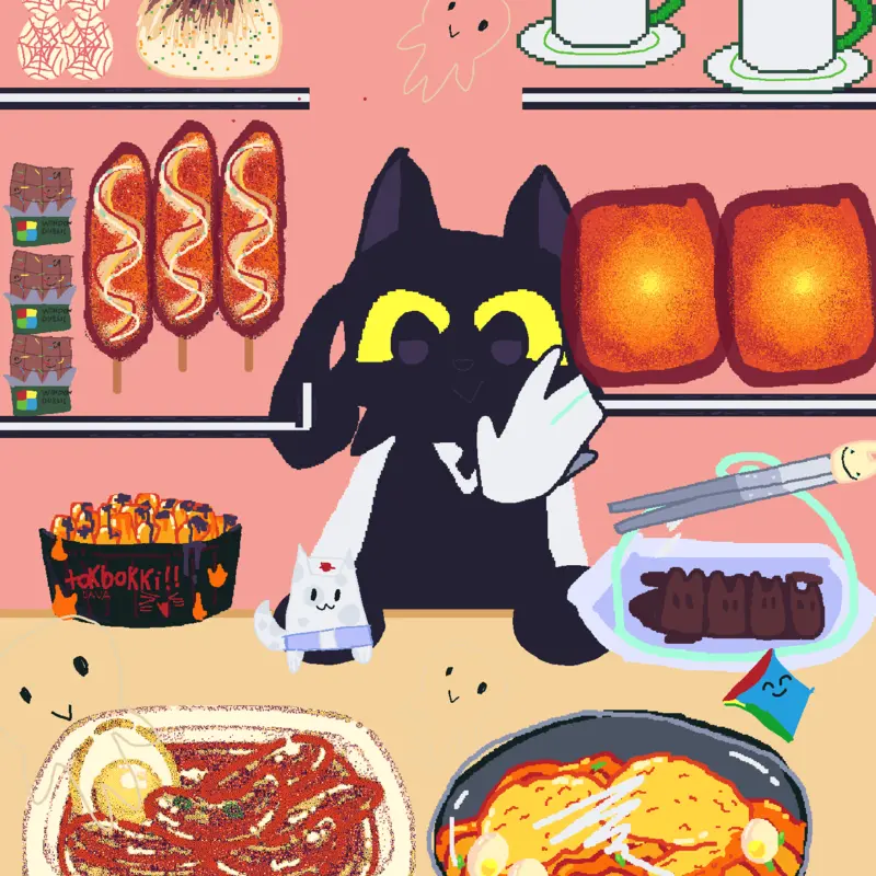 Mukbang with Secret Agent! by @GamelionsStudios