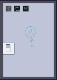 Talking stickman