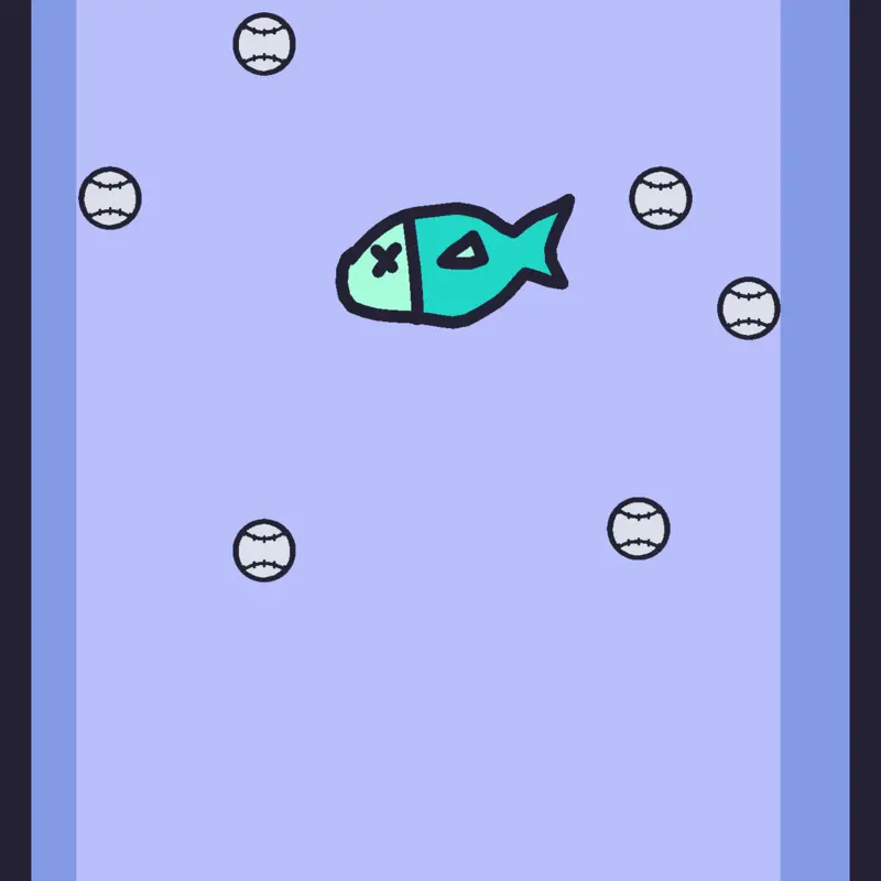 Pregnant fish simulator by @Oishuri