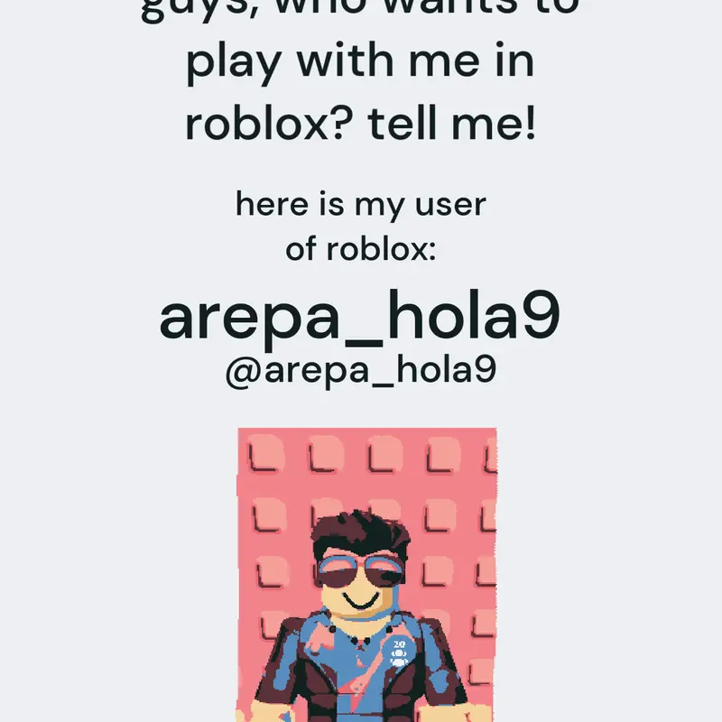 play with me in roblox! by @Character_C