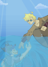 Beware of ye ocean.