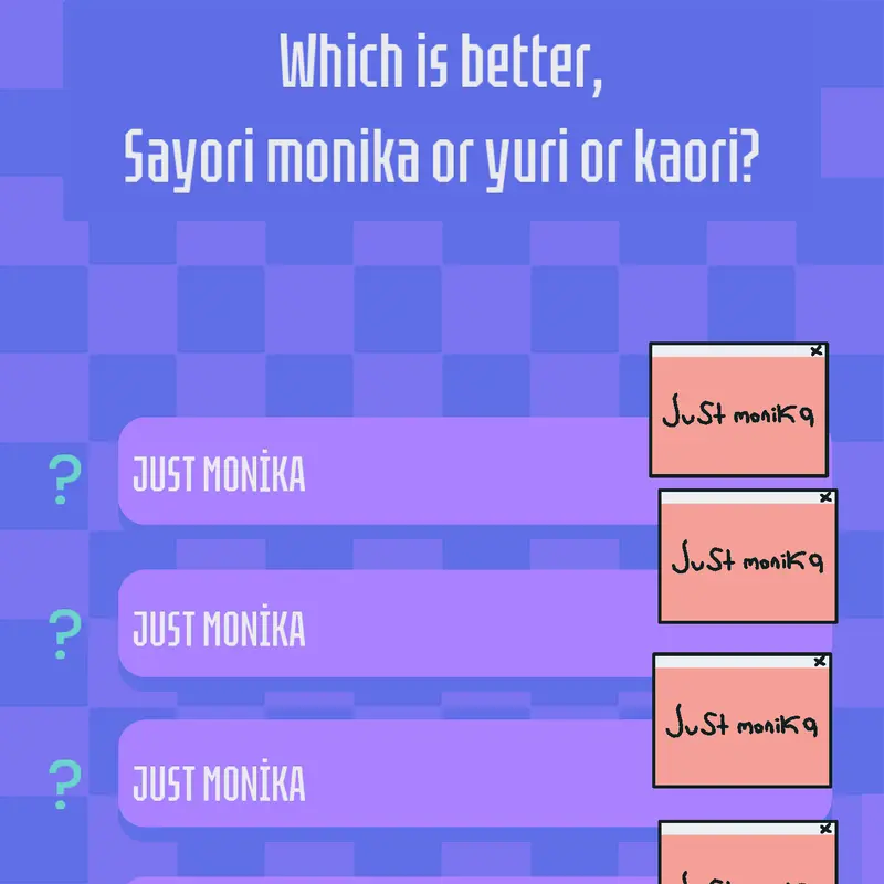 Sayori monika or yuri or kaori by @natsukis-cupcake