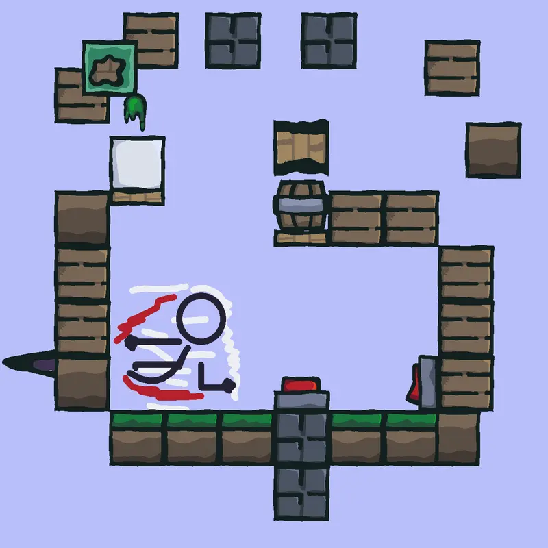 Stickman puzzle (high hitbox) by @soy_muy_sus
