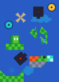 Green cube is the ball!?