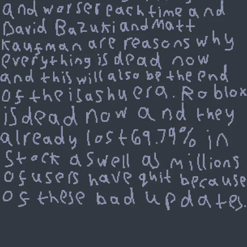 I'm quitting Roblox. It's gone too far. by @Musashi_Ace_Fan