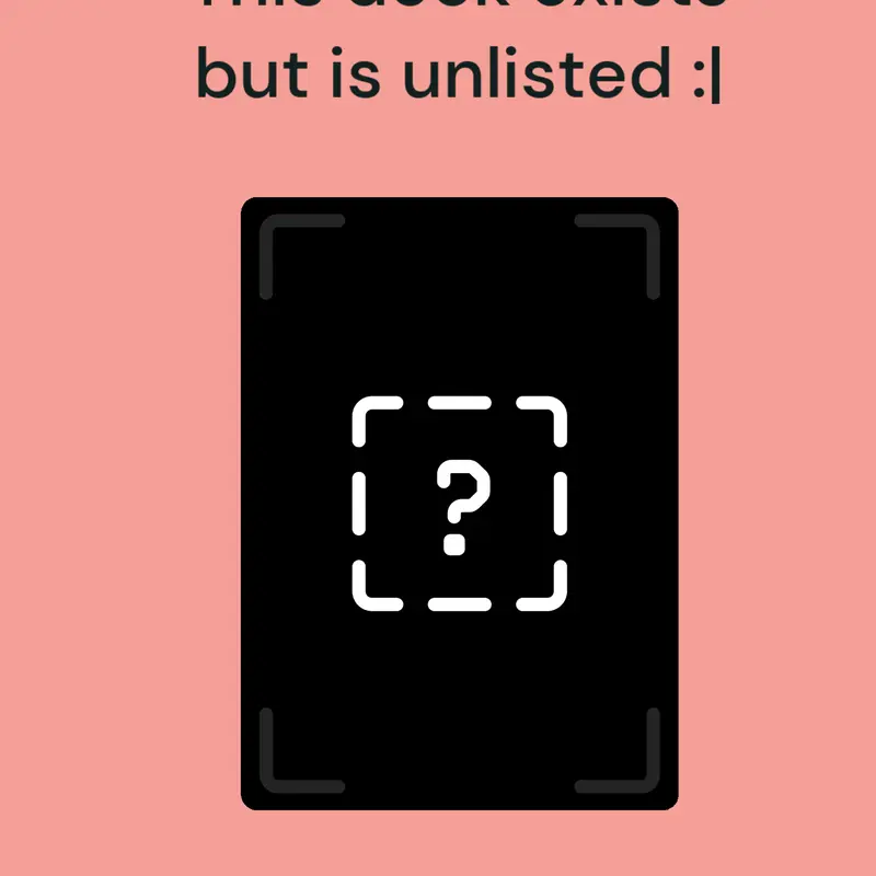 This deck exists but... by @IDK892
