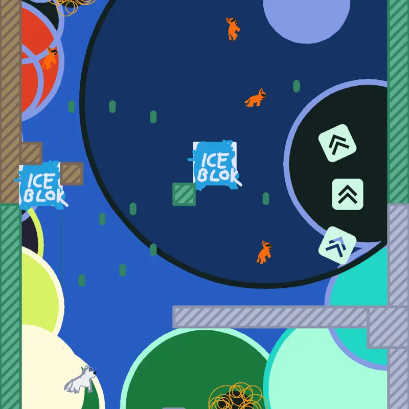 Small wolf big forest #forest by @fnafandfriends