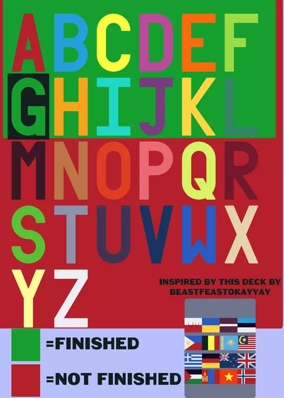 My Alphabet Band by @LuckyNumber7_The_Third