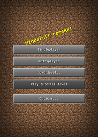 Minecraft recreation