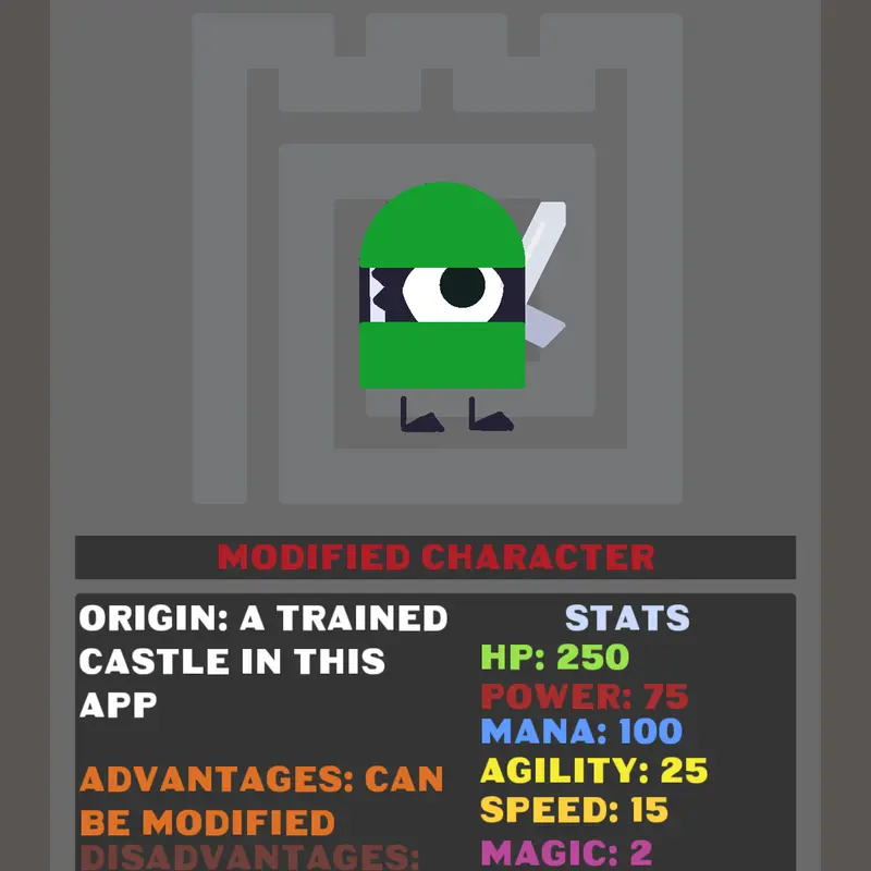 Castle card!4 - soldier by @potato_kingdomofficial