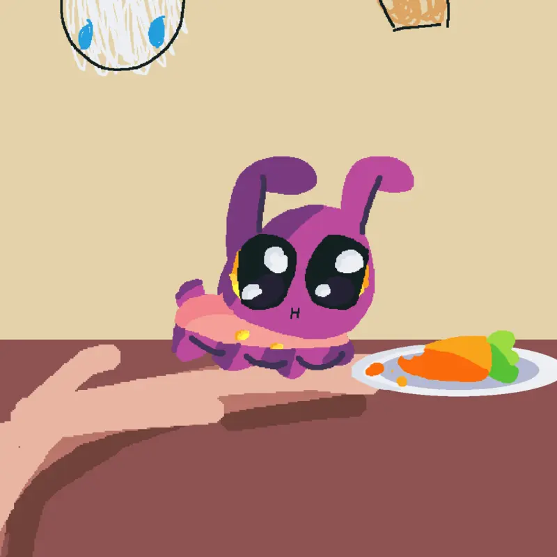 The TADC cast but babies🥲 by @pengs_stuff