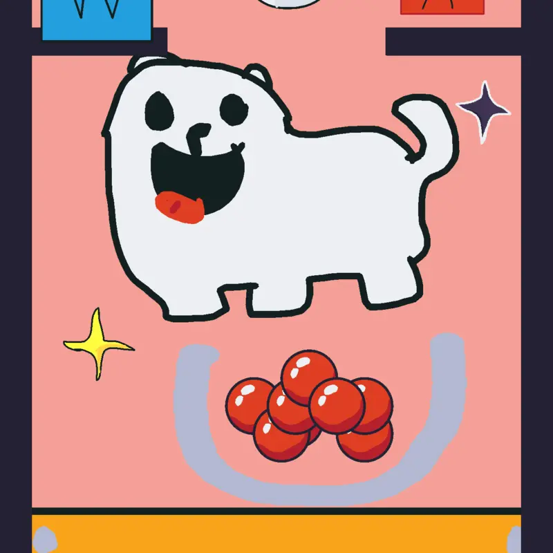 Feed the annoying puppy by @Name_txt