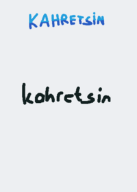KAHRETSİN castle version