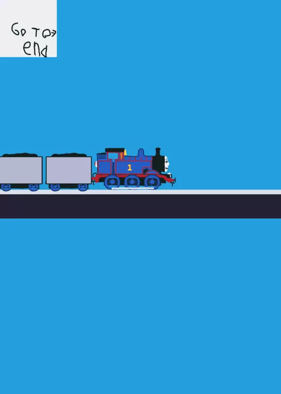Thomas can't stop! by @amtrakfanUwU256
