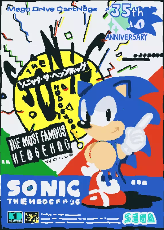 Sonic the Hedgehog (CASTLE PORT) by @A_Normal_Cat